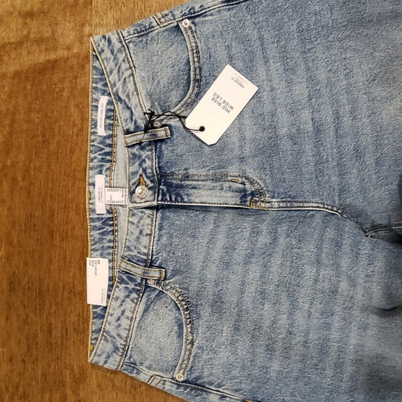 Forever 21 Premium Denim Mid Rise Wide Leg Jeans Size 28 - Picture 6 of 11